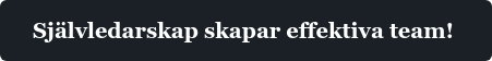 Självledarskap skapar effektiva team!